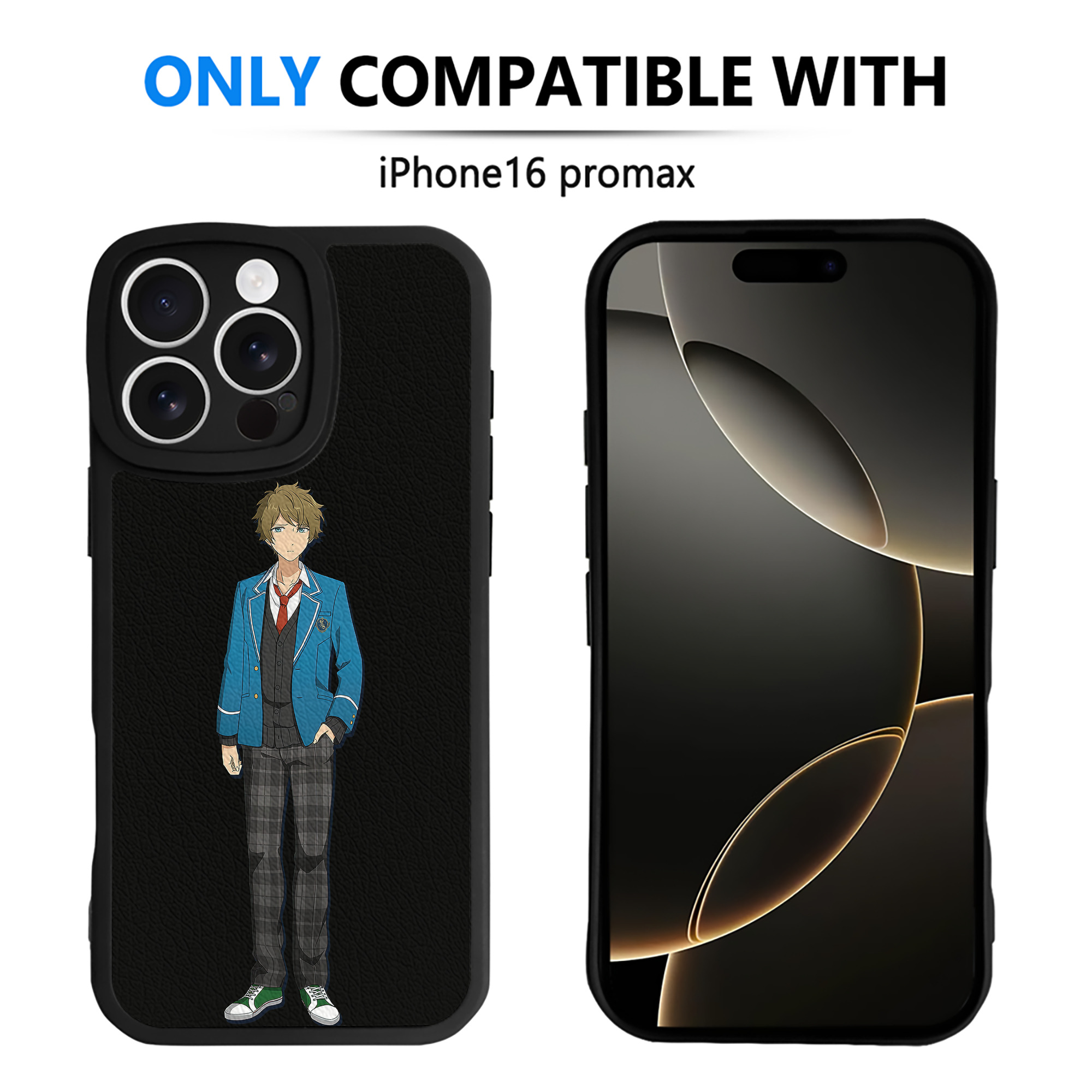 （画像用） あんさんぶるスターズ! Ensemble Stars 【iPhone 16シリーズ対応】シリコンスマホケース（レザー調） 材質：シリコン